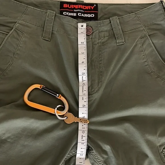 Superdry Olive Green Cargos - Picture 8 of 11